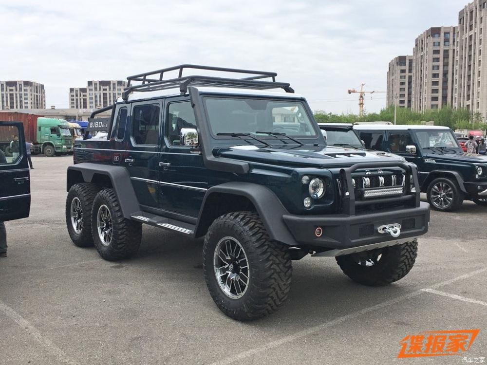 Beijing Auto BJ80 6x6 với thiết kế lai giữa Mercedes-Benz và Jeep