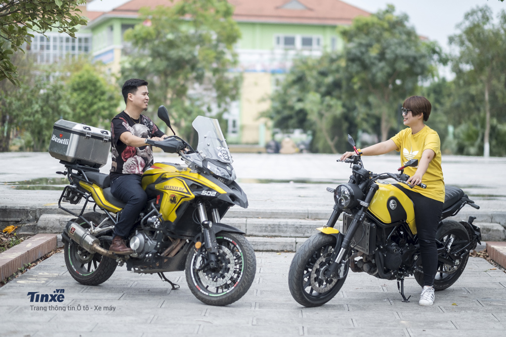 Cặp đôi Benelli TRK502 và Benelli Leoncino cuả gia đình Trọng Thanh - Kim Thoa Cặp đôi Benelli TRK502 và Benelli Leoncino cuả gia đình Trọng Thanh - Kim Thoa