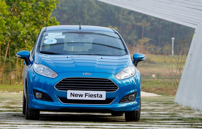 Thiết kế ngoại thất của Ford Fiesta 