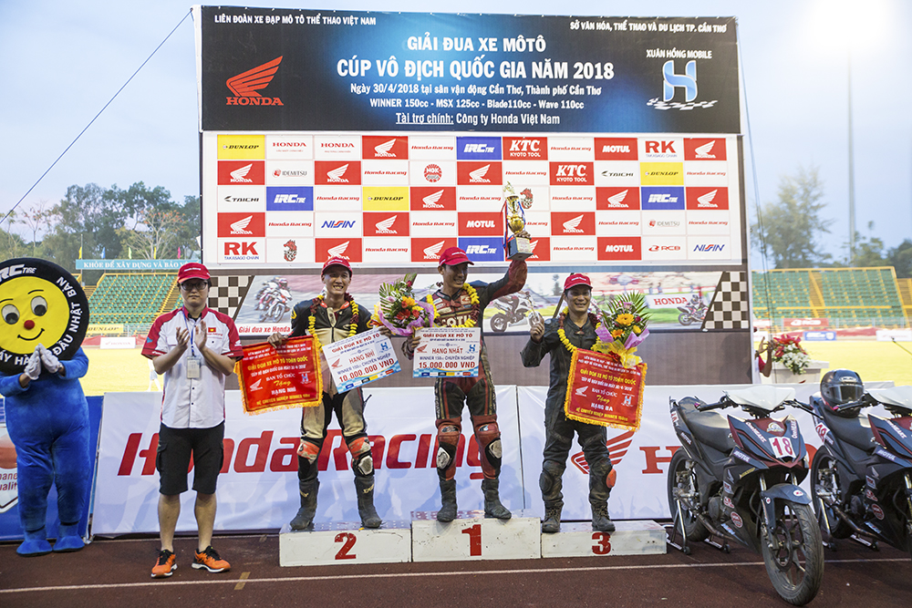 Vô địch hạng mục Honda Winner