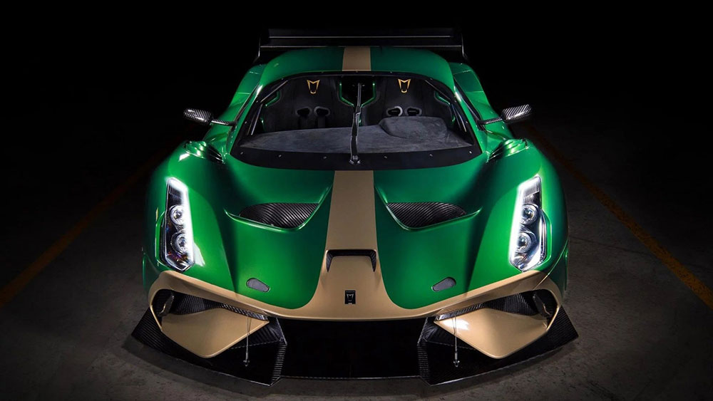 Brabham BT62 với bộ chẻ khí trước cỡ lớn