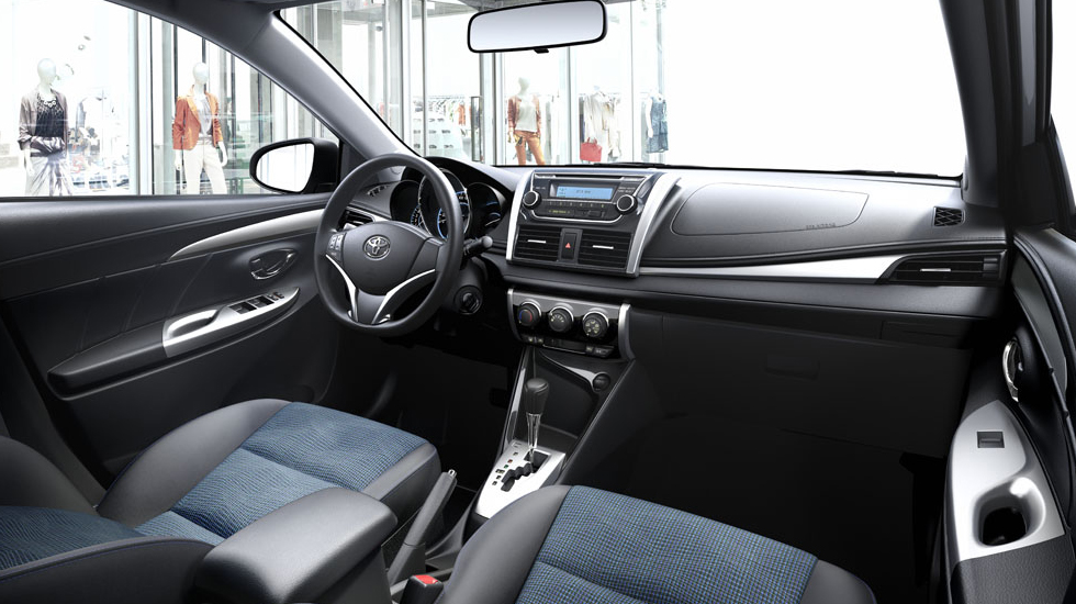 nội thất của xe Toyota Yaris Thiết kế nội thất của xe Toyota Yaris
