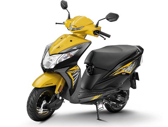 Honda Dio Deluxe 2018 màu vàng