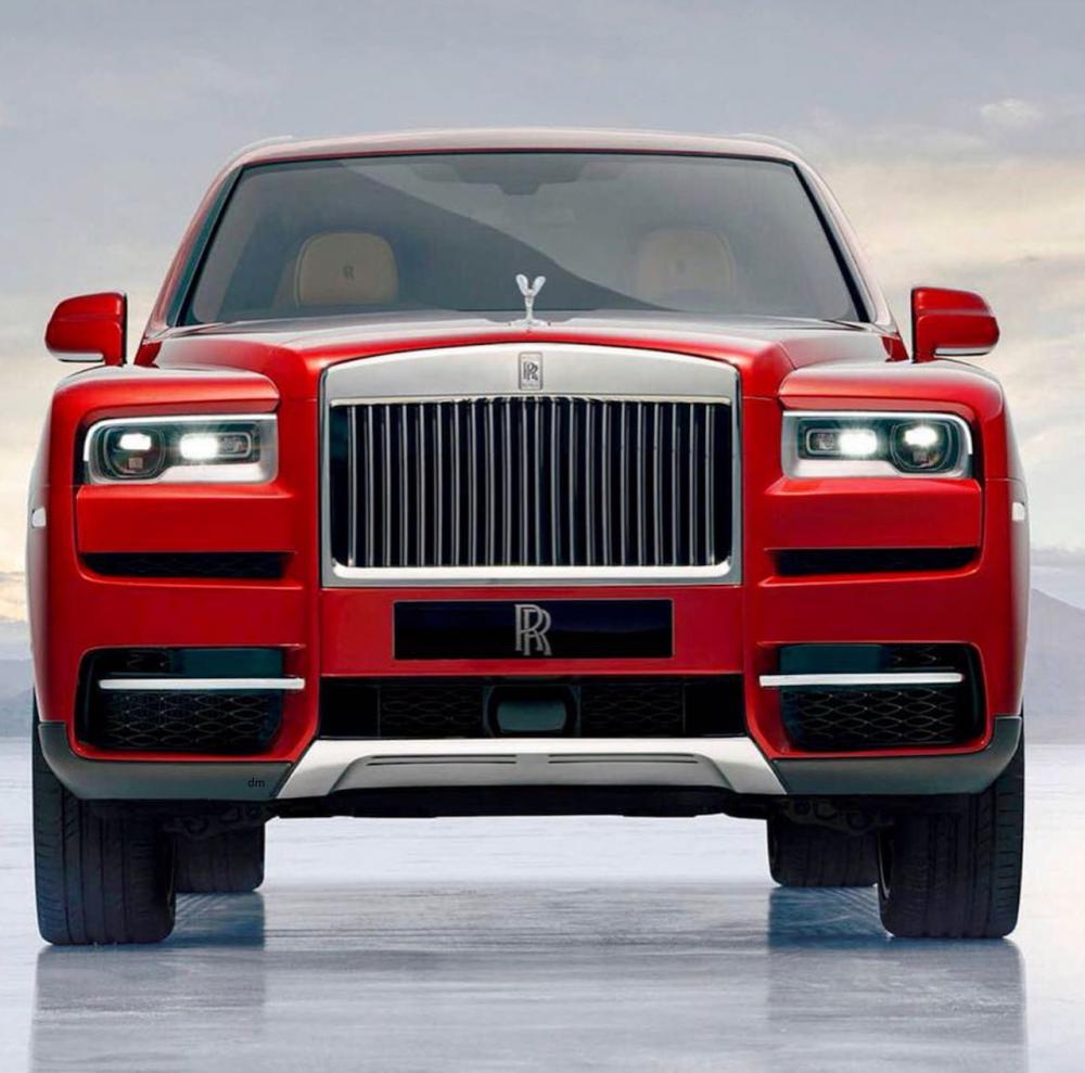 Cận cảnh thiết kế đầu xe của Rolls-Royce Cullinan 2019 Cận cảnh thiết kế đầu xe của Rolls-Royce Cullinan 2019