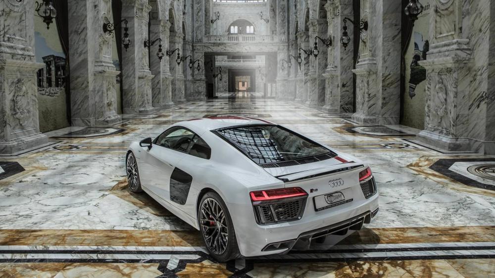 Audi R8 RWS 2018 dùng động cơ V8, dung tích 5,2 lít Audi R8 RWS 2018 dùng động cơ V8, dung tích 5,2 lít