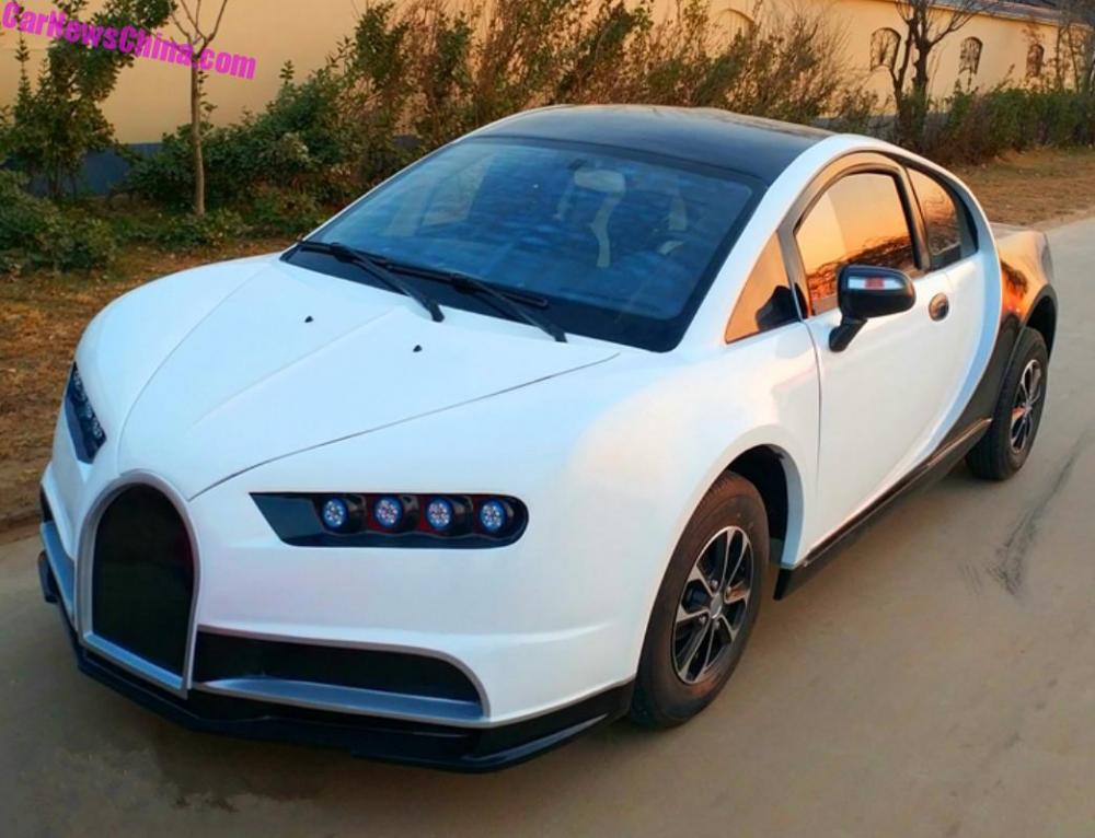 Thiết kế đầu xe của P8 được bê nguyên từ Bugatti Chiron sang