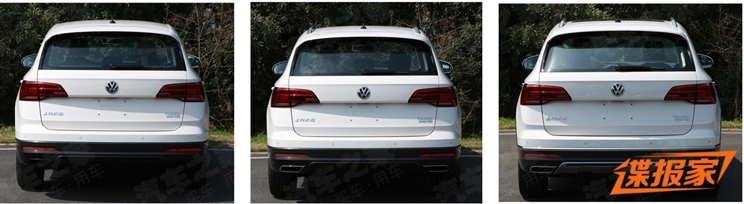 Volkswagen Tharu có 3 kiểu cản sau Volkswagen Tharu có 3 kiểu cản sau