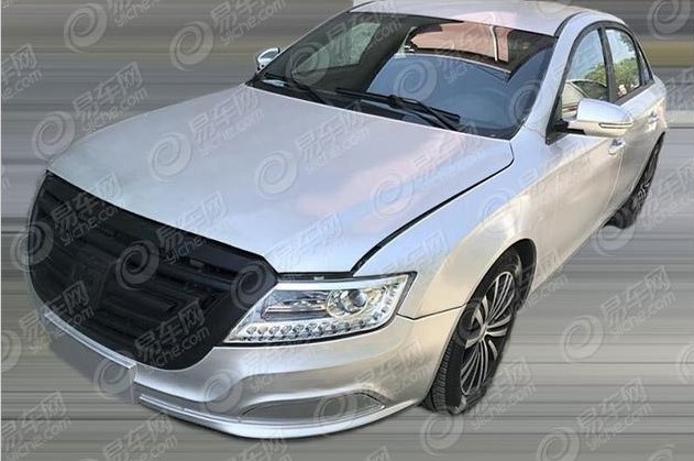 Mẫu xe điện của CRRC trông rất giống xe Audi A4 với một tấm lưới tản nhiệt to tướng ở phía trước
