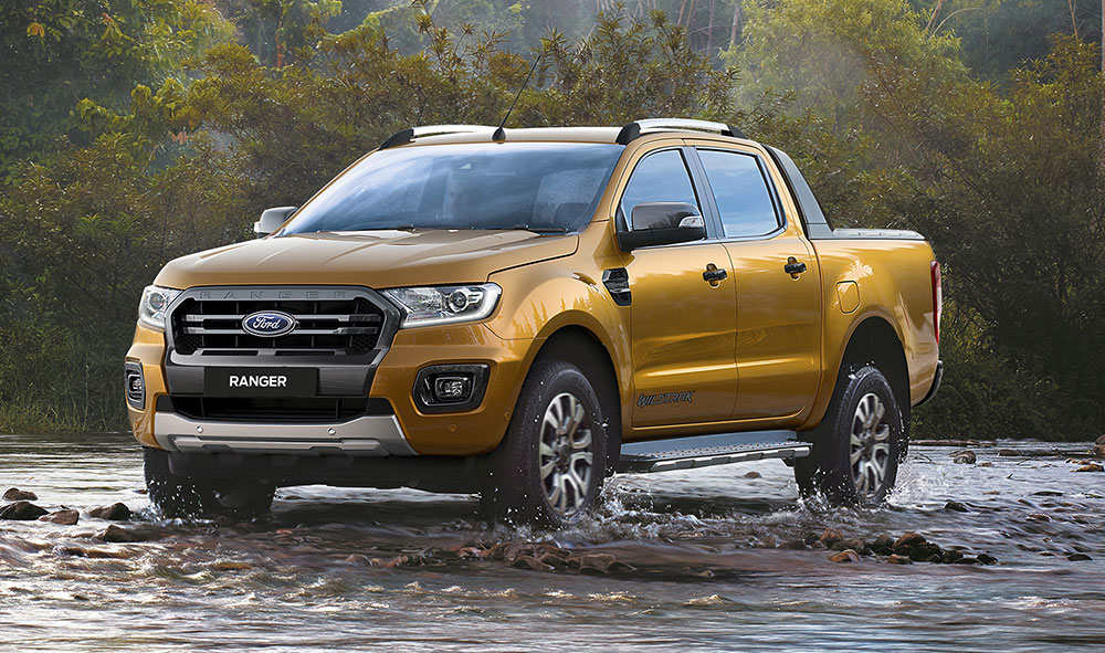 Ford Ranger Wildtrak 2019 với màu sơn cam Sabre