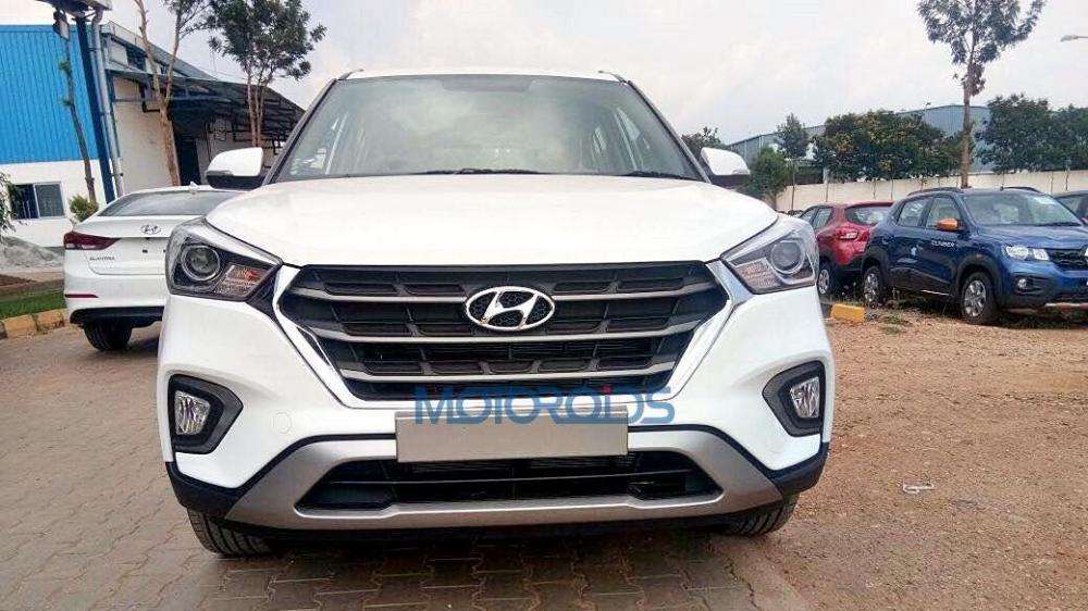 Hyundai Creta 2018 lộ diện trong sân đại lý ở Ấn Độ