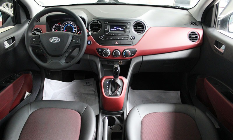Nội thất của Hyundai Grand i10 Thiết kế Nội thất của Hyundai Grand i10