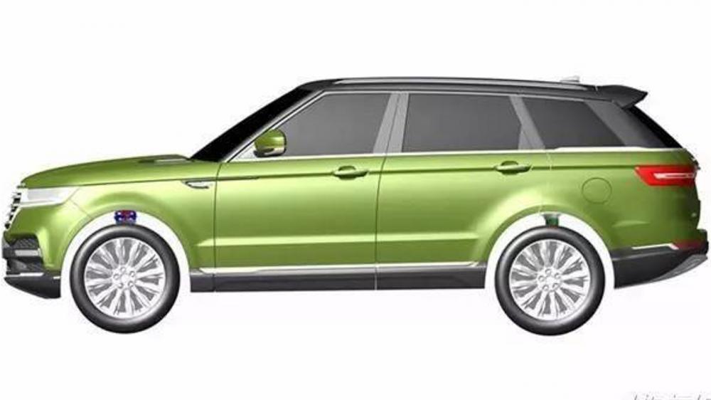 Hình ảnh rò rỉ của mẫu SUV Zotye mới với thiết kế giống Range Rover Sport