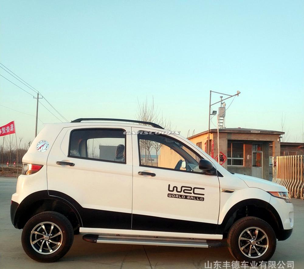 Xe có thiết kế 5 cửa, chiều dài 3,45 mét