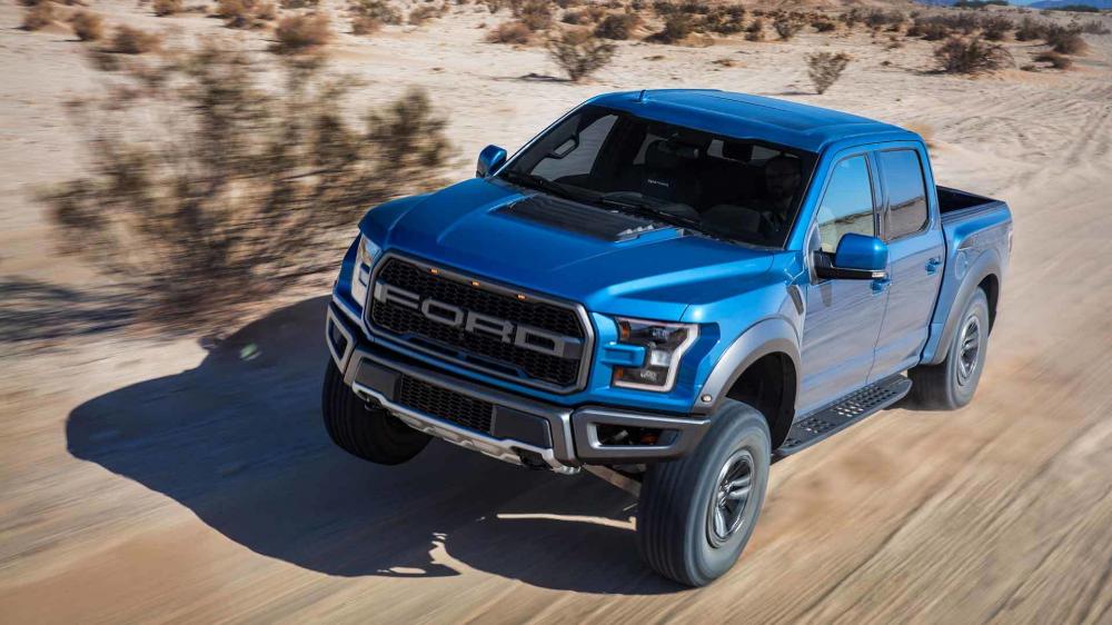 Ford F-150 Raptor 2019 có màu sơn xanh dương mới
