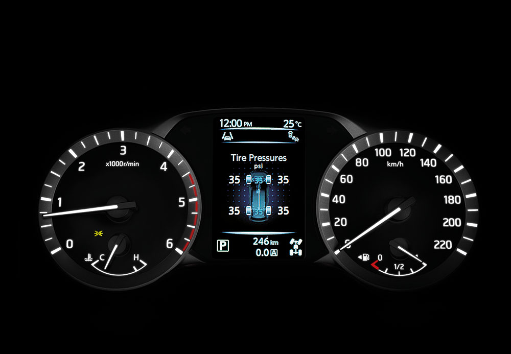 Bảng đồng hồ của Nissan Terra 2018 Bảng đồng hồ của Nissan Terra 2018