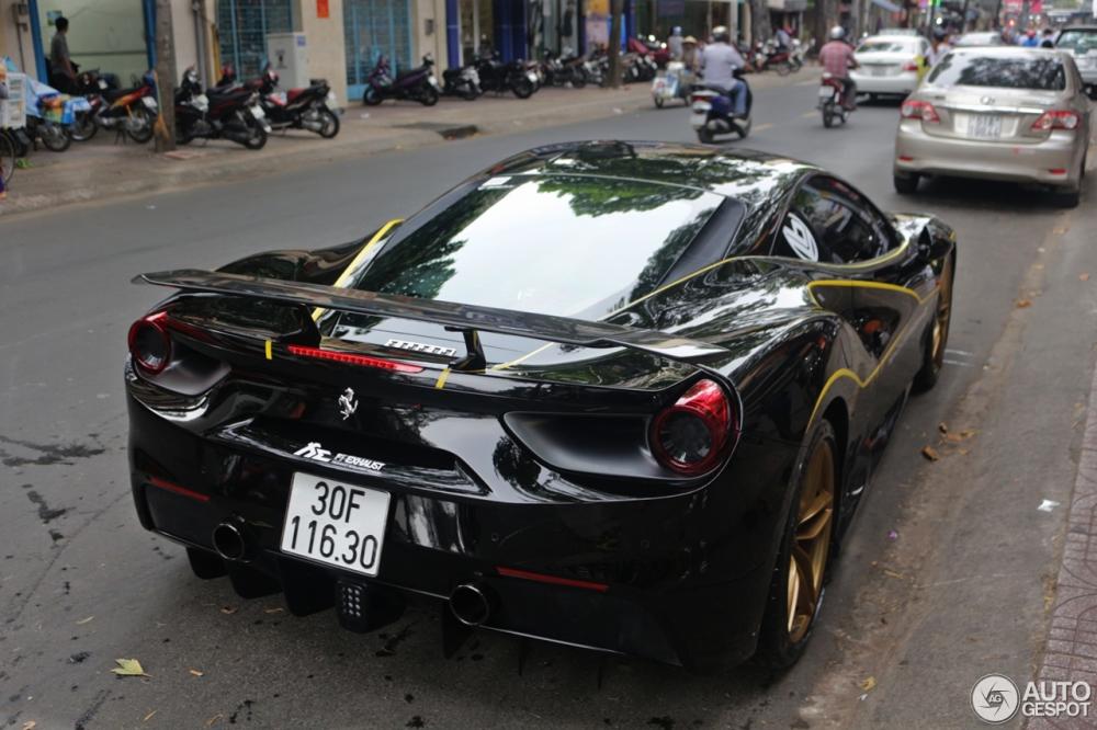 Siêu xe Ferrari 488 GTB được trang bị động cơ V8, tăng áp kép, dung tích 3.9 lít, cho công suất tối đa 661 mã lực tại vòng tua 8.000 vòng/phút và mô-men xoắn cực đại 760 Nm tại vòng tua 3.000 vòng/phút. Siêu xe Ferrari 488 GTB được trang bị động cơ V8, tăng áp kép, dung tích 3.9 lít, cho công suất tối đa 661 mã lực tại vòng tua 8.000 vòng/phút và mô-men xoắn cực đại 760 Nm tại vòng tua 3.000 vòng/phút.