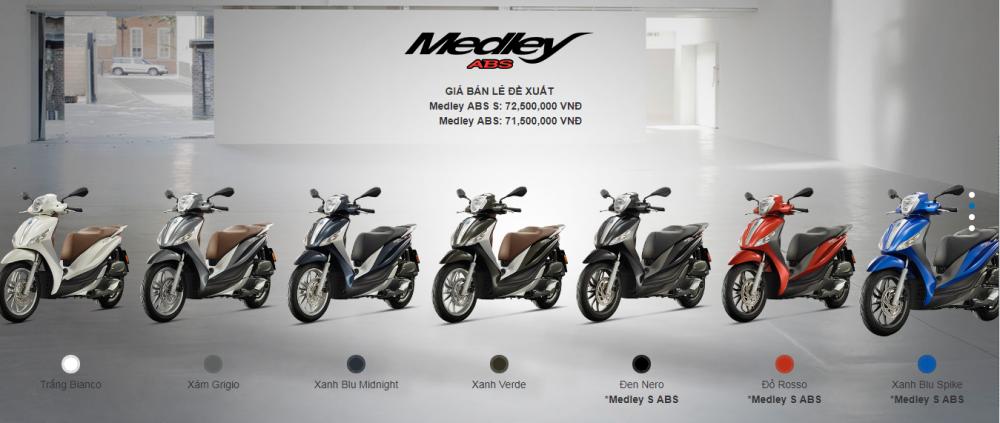 Tân binh Piaggio Medley Tân binh Piaggio Medley tại Việt Nam