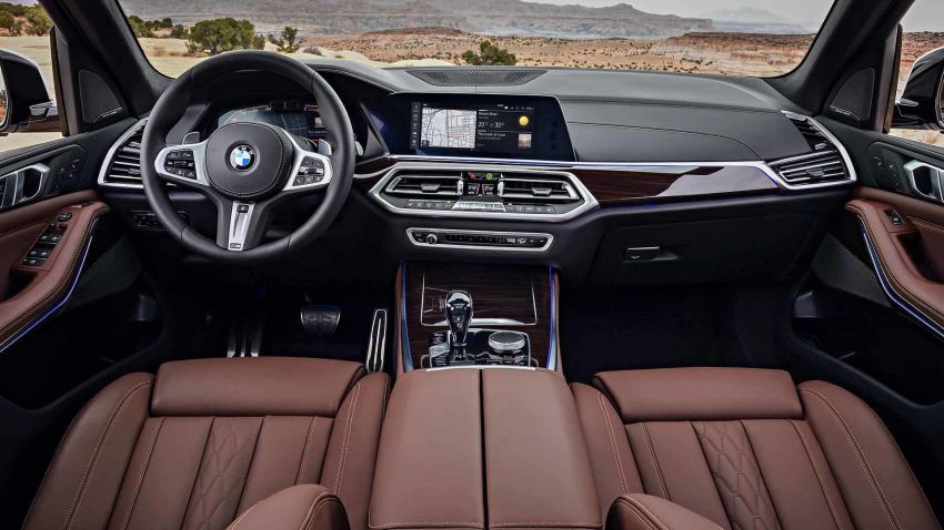 Thiết kế nội thất của BMW X5 2019