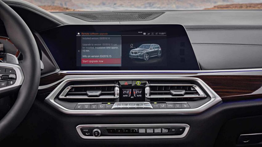 Màn hình thông tin giải trí của BMW X5 2019