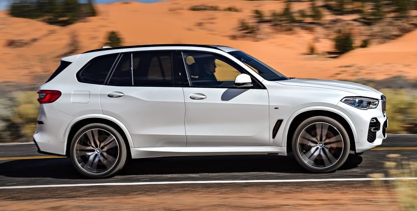 Thiết kế sườn xe của BMW X5 2019 với đường gân nổi bật