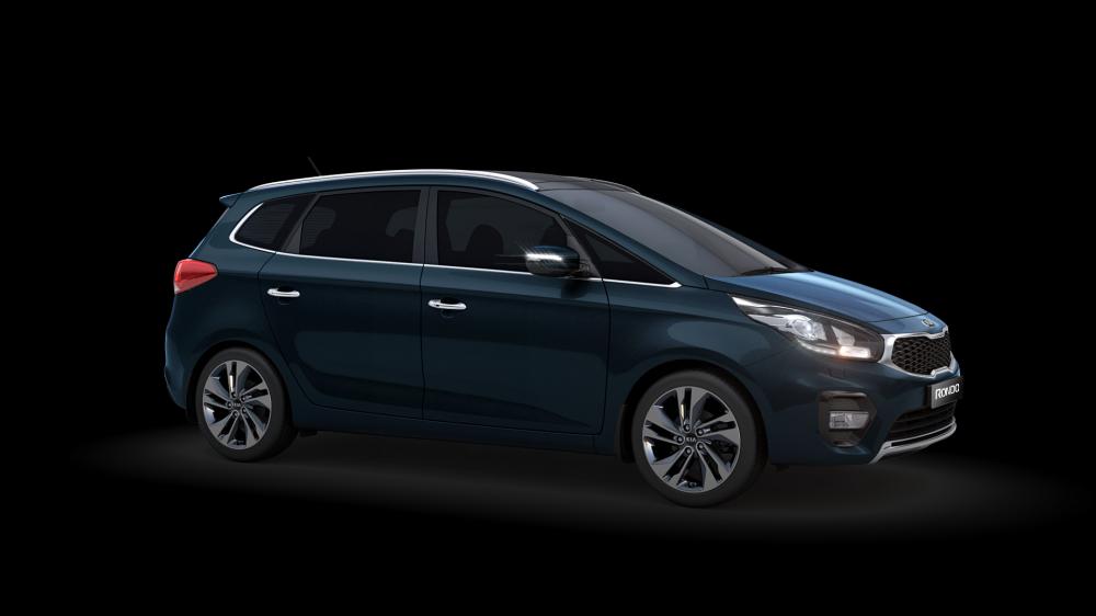 Mẫu Kia Rondo màu xanh