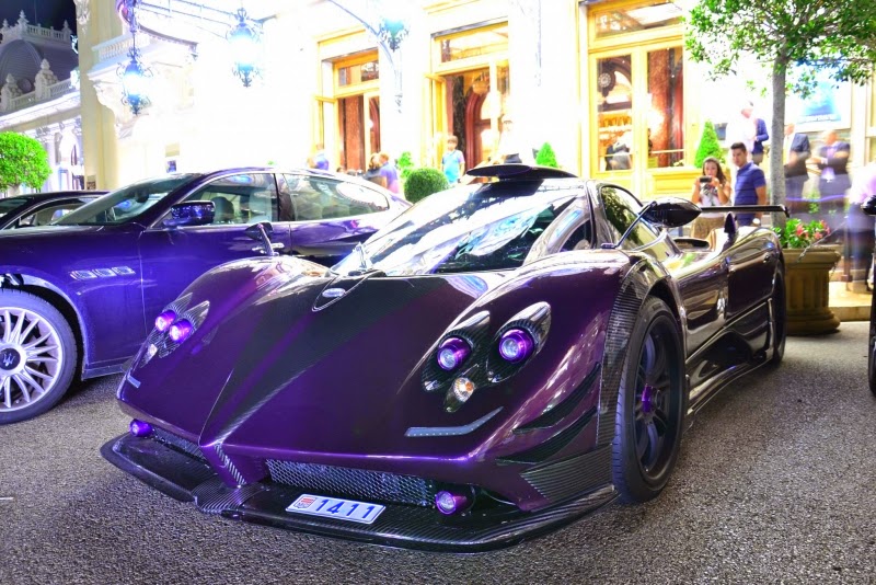 Chiếc Pagani Zonda 760LH màu tím độc nhất của tay đua F1 người Anh
