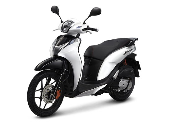 Mẫu Honda SH Mode màu trắng sứ