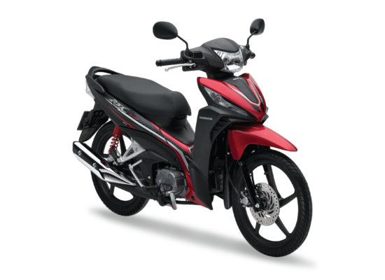 Mẫu Honda Wave RSX màu đen đỏ