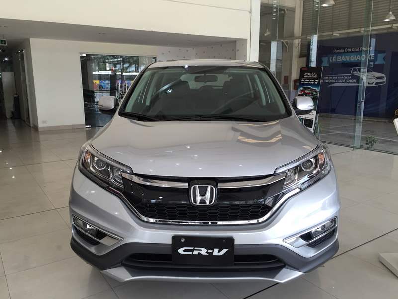 Mẫu Honda CR-V màu ghi bạc