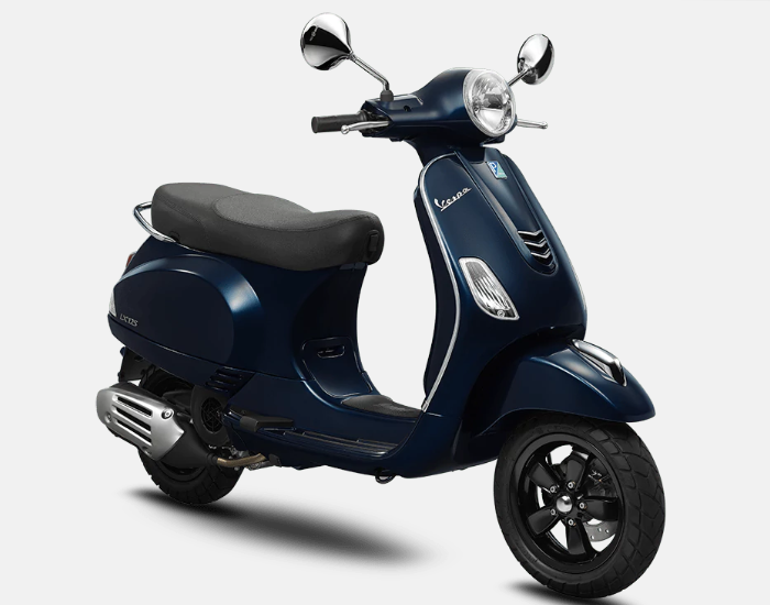 Mẫu Vespa LX màu xanh dương Mẫu Vespa LX màu xanh dương