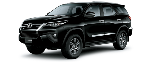 Mẫu Toyota Fortuner màu đen