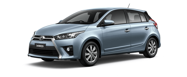 Mẫu Toyota Yaris màu xanh nhạt Mẫu Toyota Yaris màu xanh nhạt