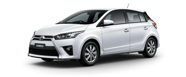 Mẫu Toyota Yaris màu trắng Mẫu Toyota Yaris màu trắng