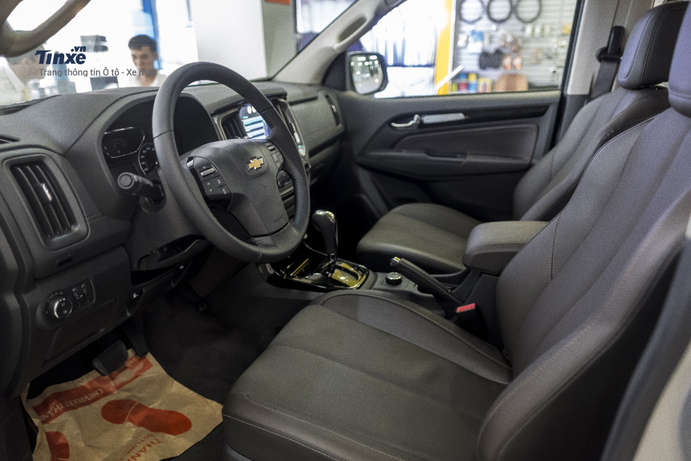 Thiết kế nội thất của Chevrolet Trailblazer 2018 với vô lăng kém đẹp mắt