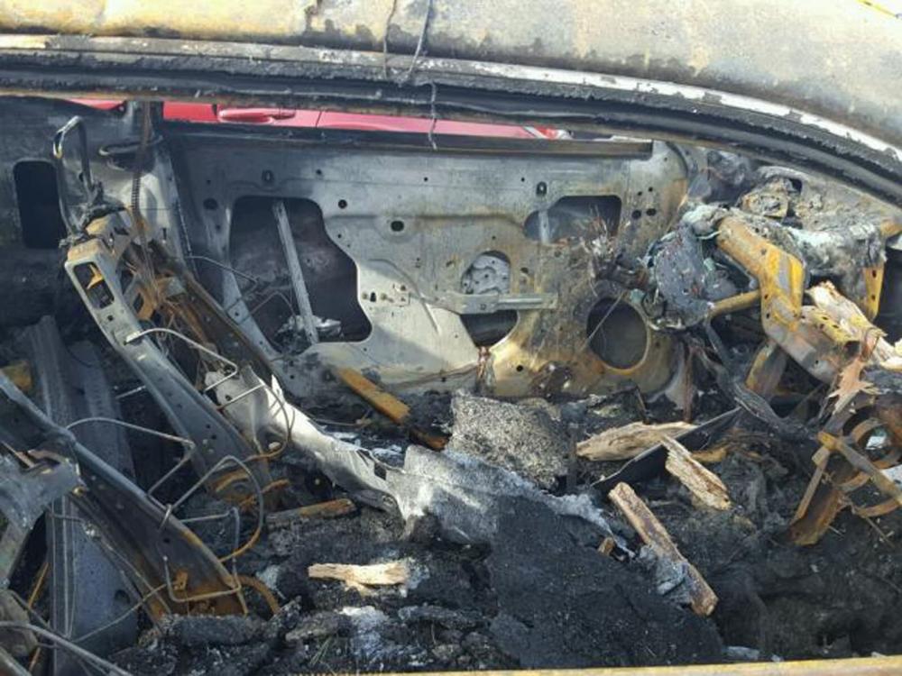 Nội thất không còn chi tiết nào có thể nhận ra đây là chiếc Dodge Challenger SRT Hellcat