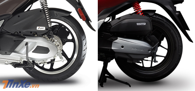 Động cơ Piaggio Liberty và Honda SH Mode