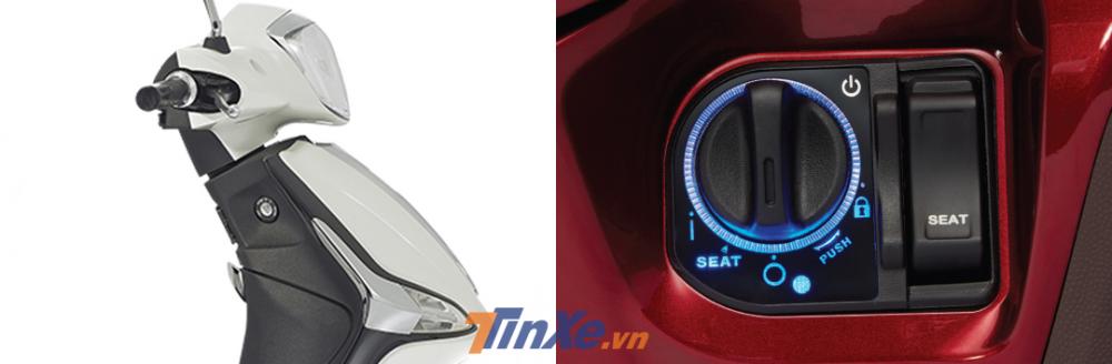 Ổ khóa Piaggio Liberty và Honda SH Mode