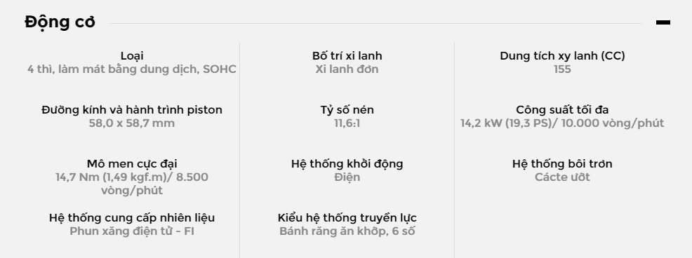 Động cơ của Yamaha R15 Động cơ của Yamaha R15