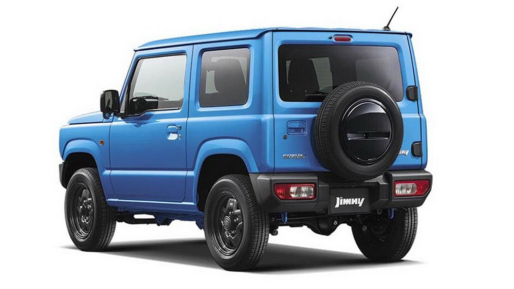 Suzuki Jimny 2019 với lốp dự phòng phía sau