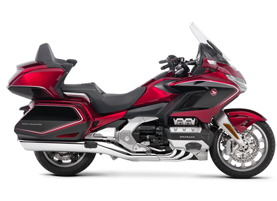 Ngoại thất Honda Gold Wing màu đỏ đen bạc