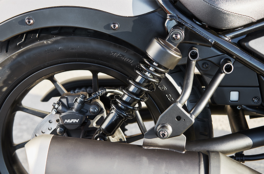 Trang bị Hệ thống treo trên Honda Rebel 300 Trang bị Hệ thống treo trên Honda Rebel 300
