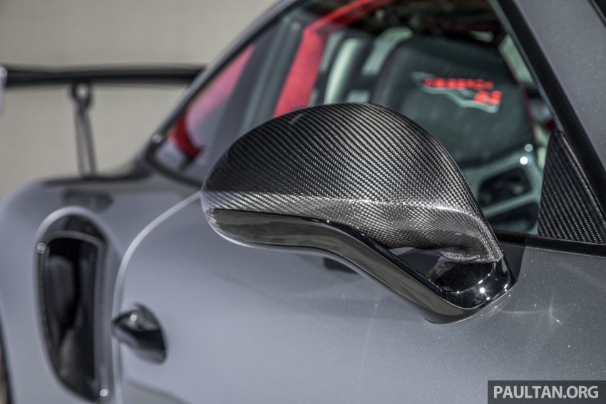 Vỏ gương ngoại thất bằng sợi carbon của Porsche 911 GT2 RS 2018 Vỏ gương ngoại thất bằng sợi carbon của Porsche 911 GT2 RS 2018