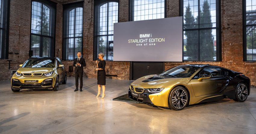BMW i8 và i3 Starlight Edition được dát vàng lấp lánh BMW i8 và i3 Starlight Edition được dát vàng lấp lánh