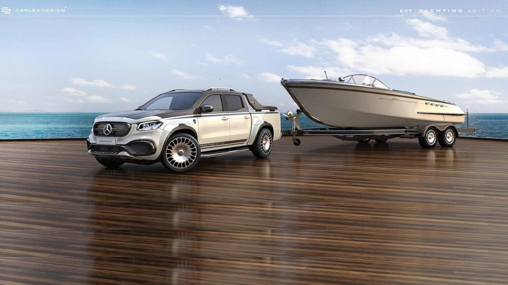 Dòng chữ Yachting Edition bên sườn Mercedes-Benz X-Class độ