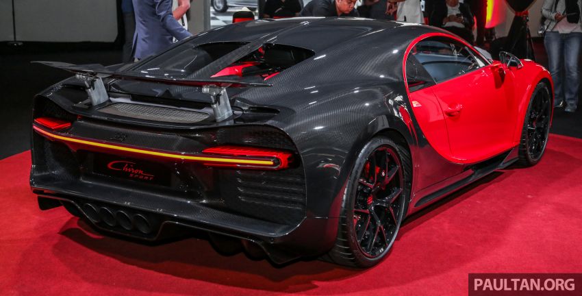 Bugatti Chiron Sport nhẹ hơn 18 kg so với bản tiêu chuẩn Bugatti Chiron Sport nhẹ hơn 18 kg so với bản tiêu chuẩn