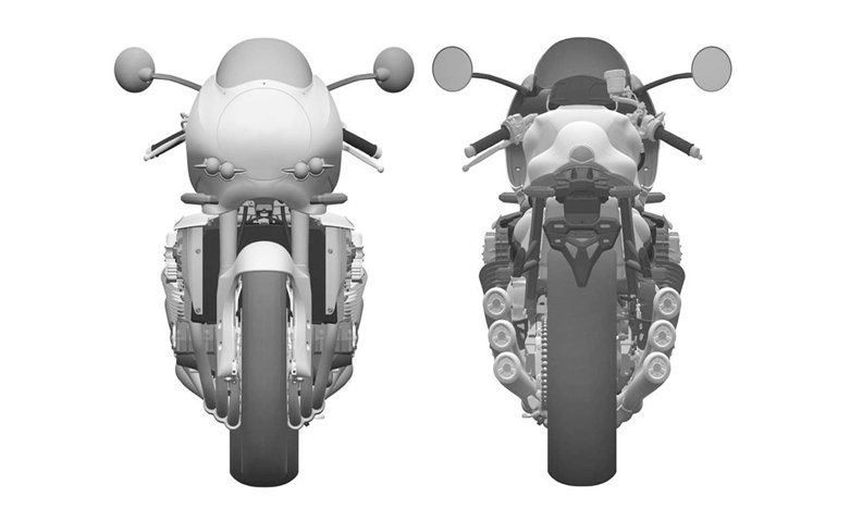 Thiết kế Honda CBX1200 Thiết kế Honda CBX1200