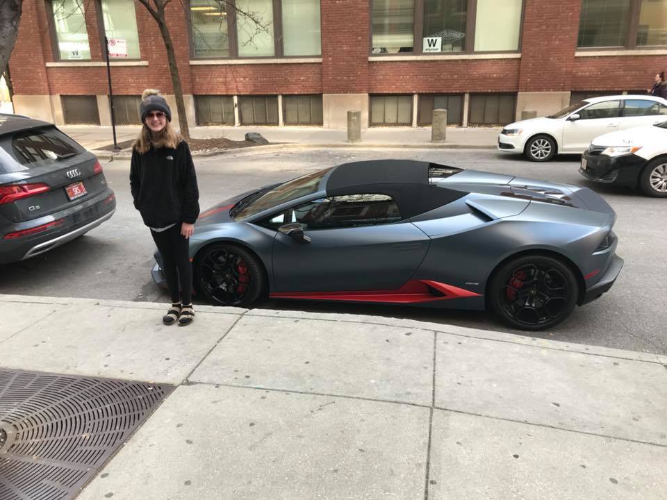 Chiếc Lamborghini Huracan Spyder khi vụ tai nạn chưa xảy ra 