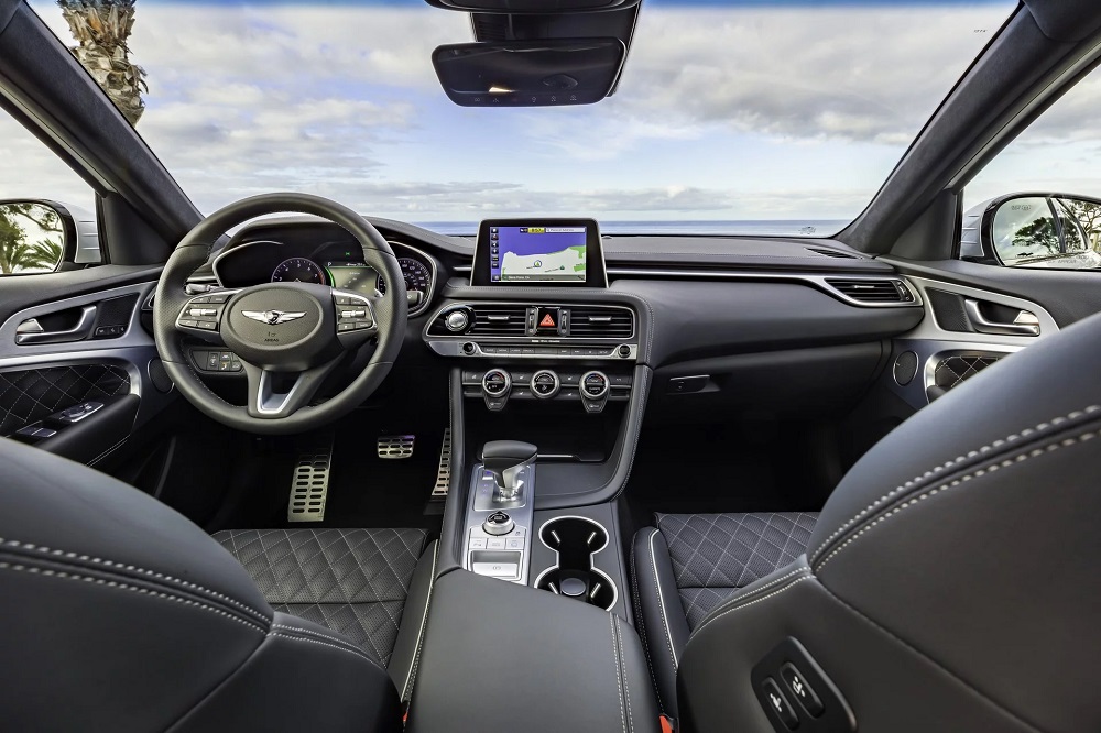 Nội thất sang trọng bên trong Genesis G70 2019