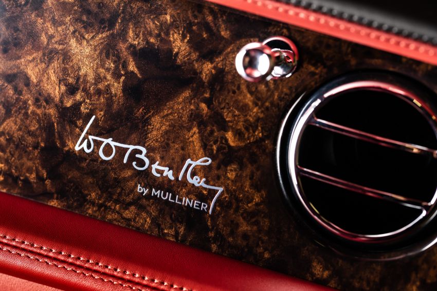 Nội thất của Bentley Mulsanne W.O. Edition được ốp gỗ sang trọng