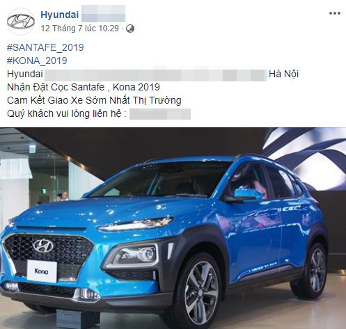 Các đại lý Hyundai bắt đầu nhận đặt cọc Hyundai Kona 2018